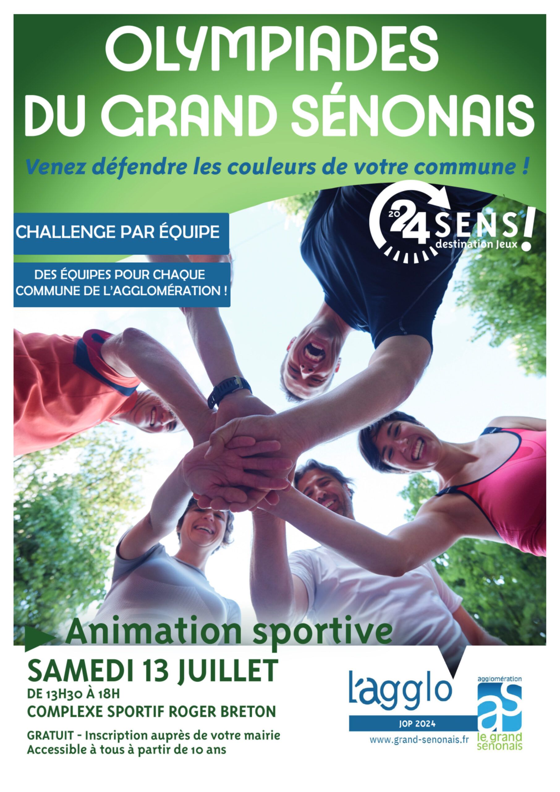 Olympiades du Grand Sénonais : insrivez-vous !!